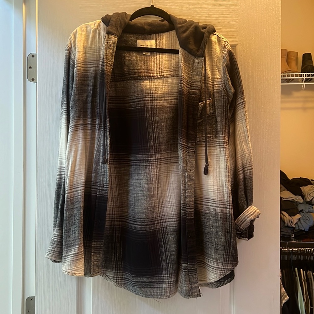 American Eagle plaid flannel jacket
